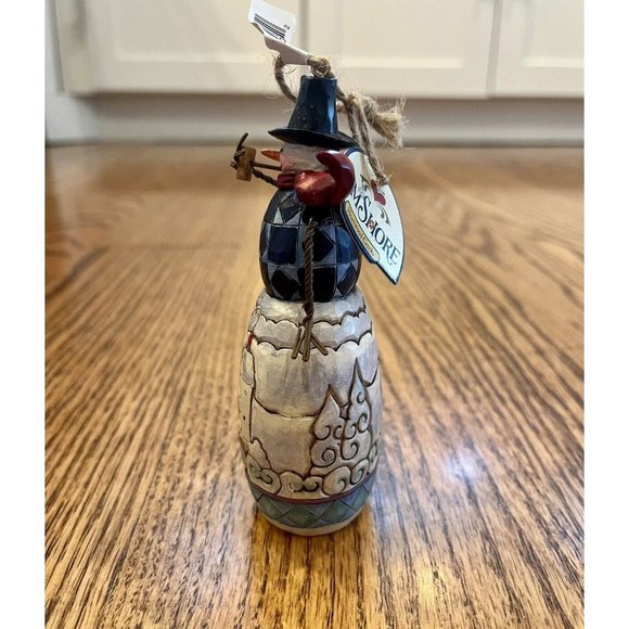 Jim Shore Snowman 2011 with Winter Scene Ornament Christmas Figurine #4023469 - Picture 2 of 10